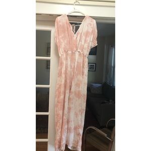 Pink Tie Dye Jumpsuit